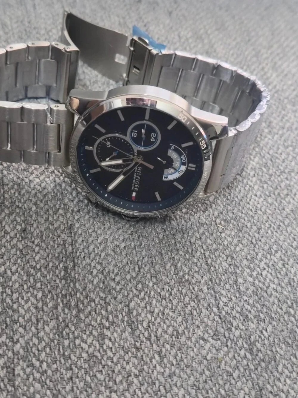 Tommy Hilfiger Men's Stainless Steel Chronograph Watch 1791348 46mm
